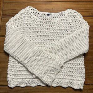 American Eagle Open Knit Sweater.